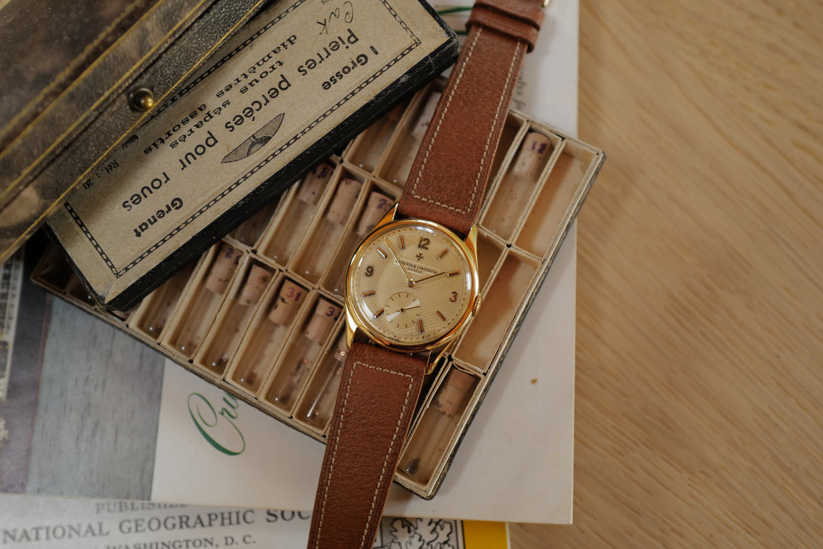Vacheron Constantin Ref. 4066 – Exceptional Guilloché Dial, Spillmann Case, circa 1952
