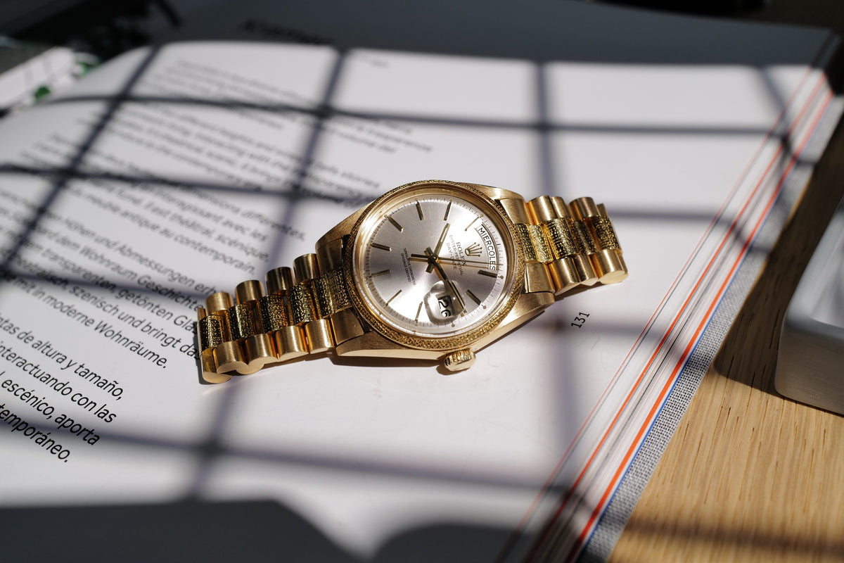 Extremely Rare Rolex Day-Date Ref. 1811 | Moiré Finish