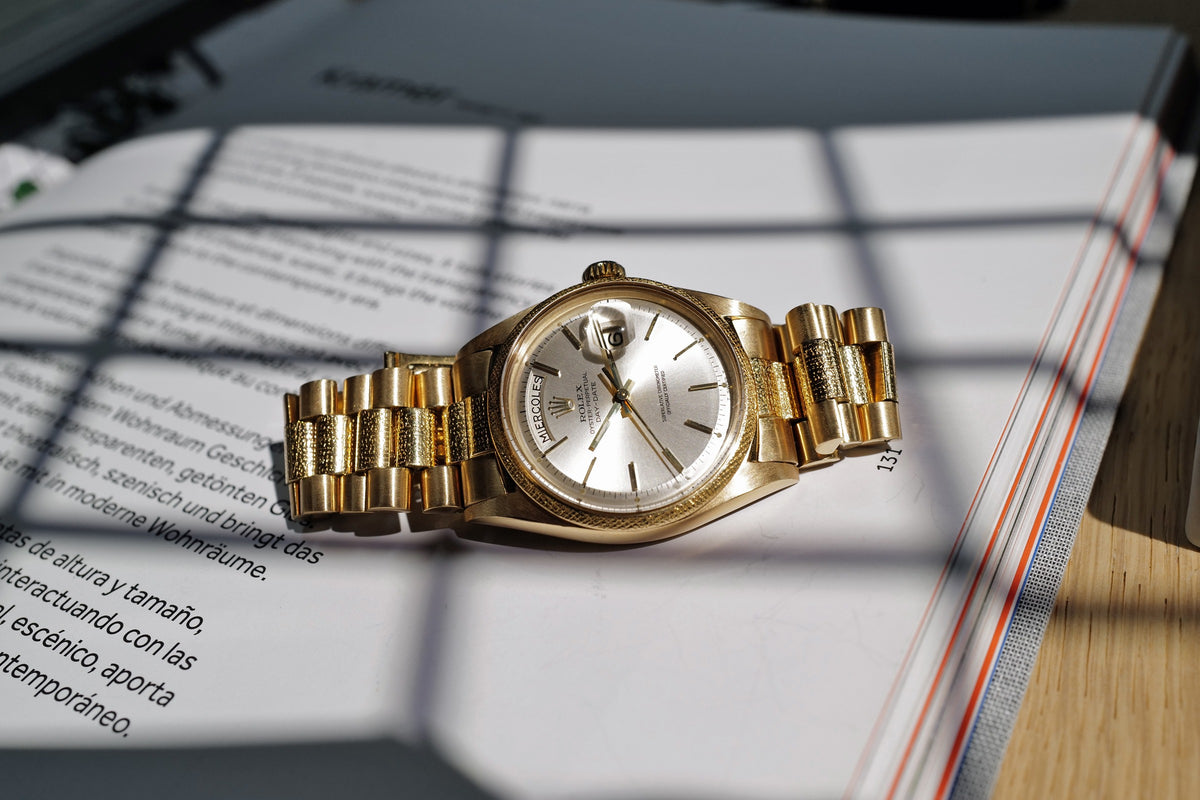 Extremely Rare Rolex Day-Date Ref. 1811 | Moiré Finish