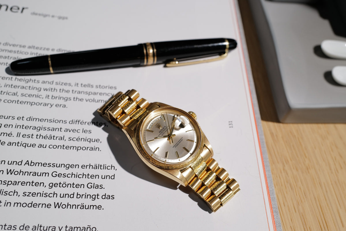 Extremely Rare Rolex Day-Date Ref. 1811 | Moiré Finish