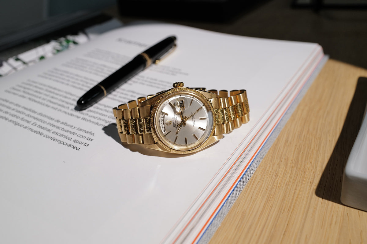 Extremely Rare Rolex Day-Date Ref. 1811 | Moiré Finish