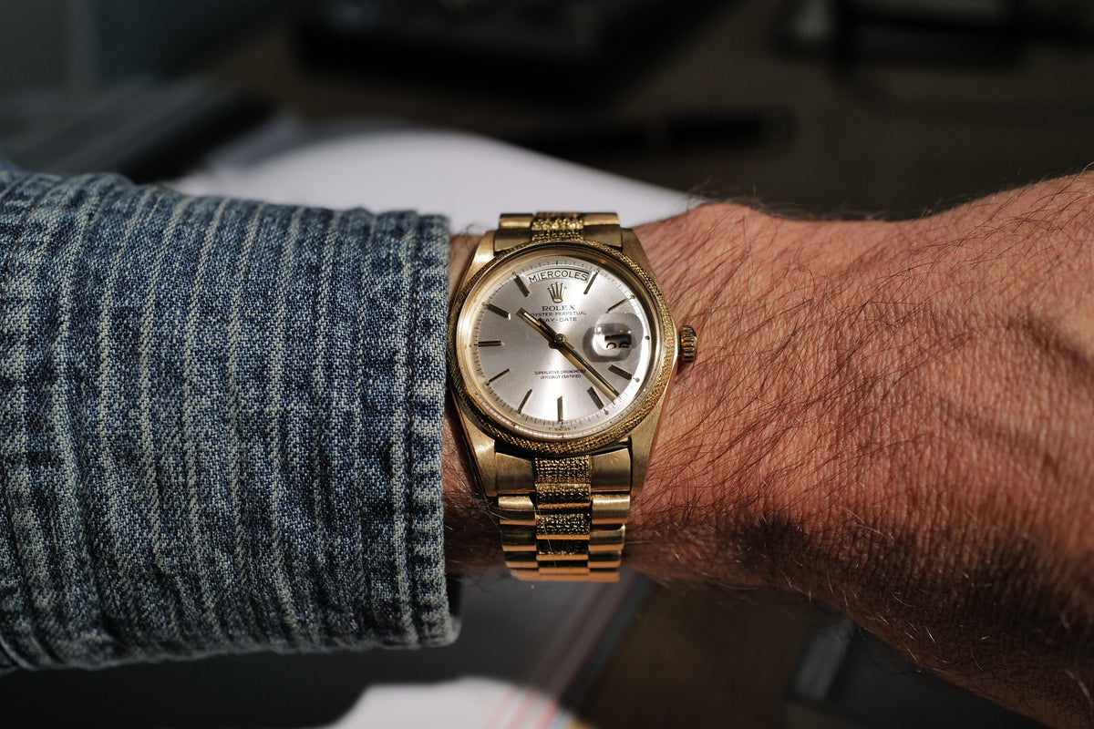 Extremely Rare Rolex Day-Date Ref. 1811 | Moiré Finish