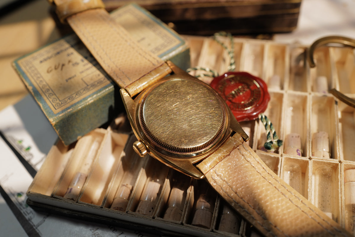 Rolex Datejust 6305 “Ovettone” — Possibly Unique Grey-Beige Dial