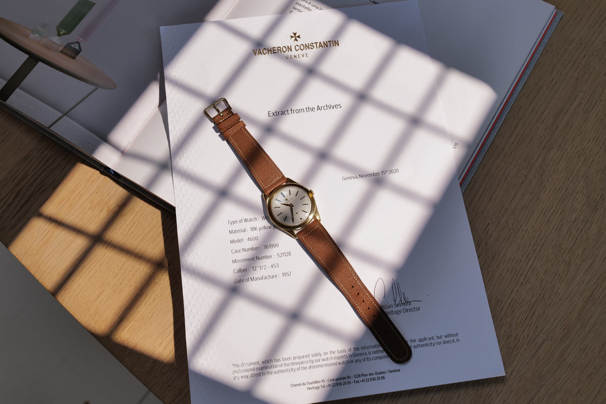 Vacheron Constantin ref. 4600 – 36 mm – 18k Yellow Gold – 1957