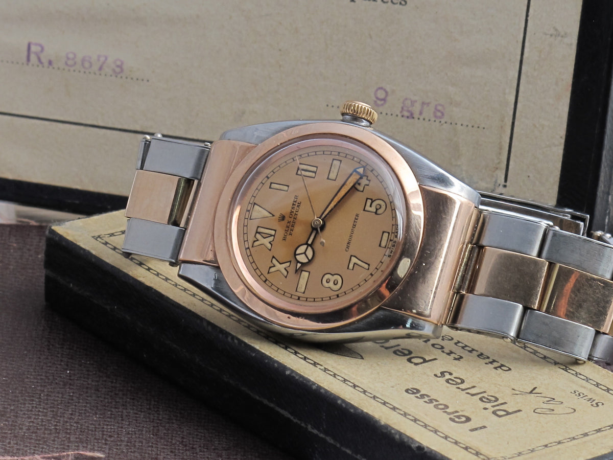 Rolex Oyster Perpetual “Hooded Bubbleback” Ref. 3065 – Error-Proof Dial