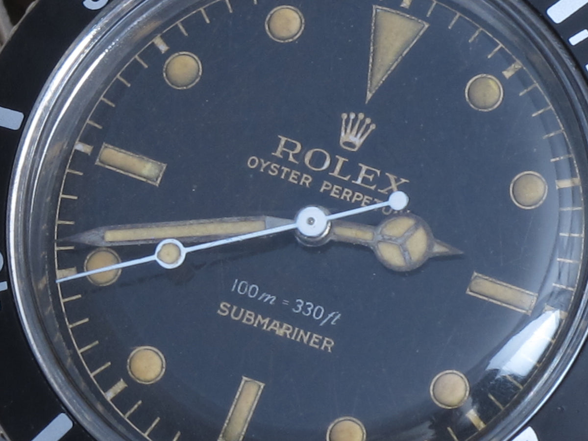 Rolex 5508 Tropical small-crown Submariner from 1959