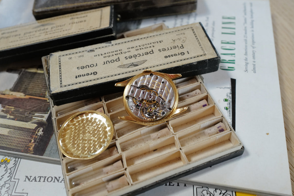 Vacheron Constantin Ref. 4066 – Exceptional Guilloché Dial, Spillmann Case, circa 1952
