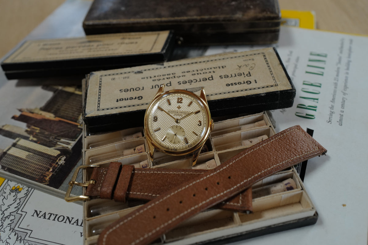 Vacheron Constantin Ref. 4066 – Exceptional Guilloché Dial, Spillmann Case, circa 1952