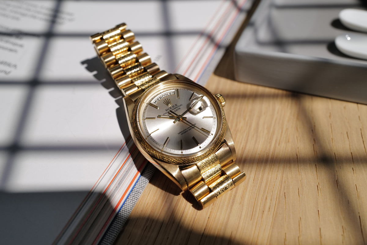 Extremely Rare Rolex Day-Date Ref. 1811 | Moiré Finish