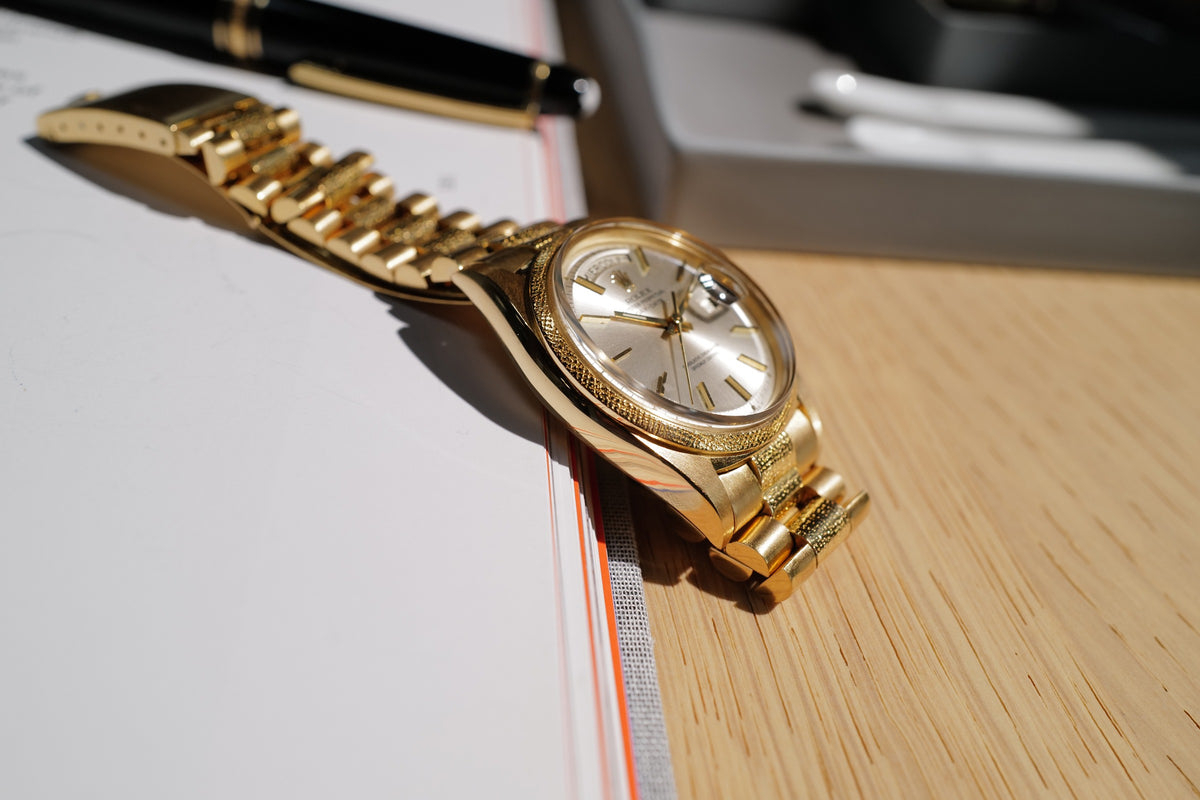 Extremely Rare Rolex Day-Date Ref. 1811 | Moiré Finish