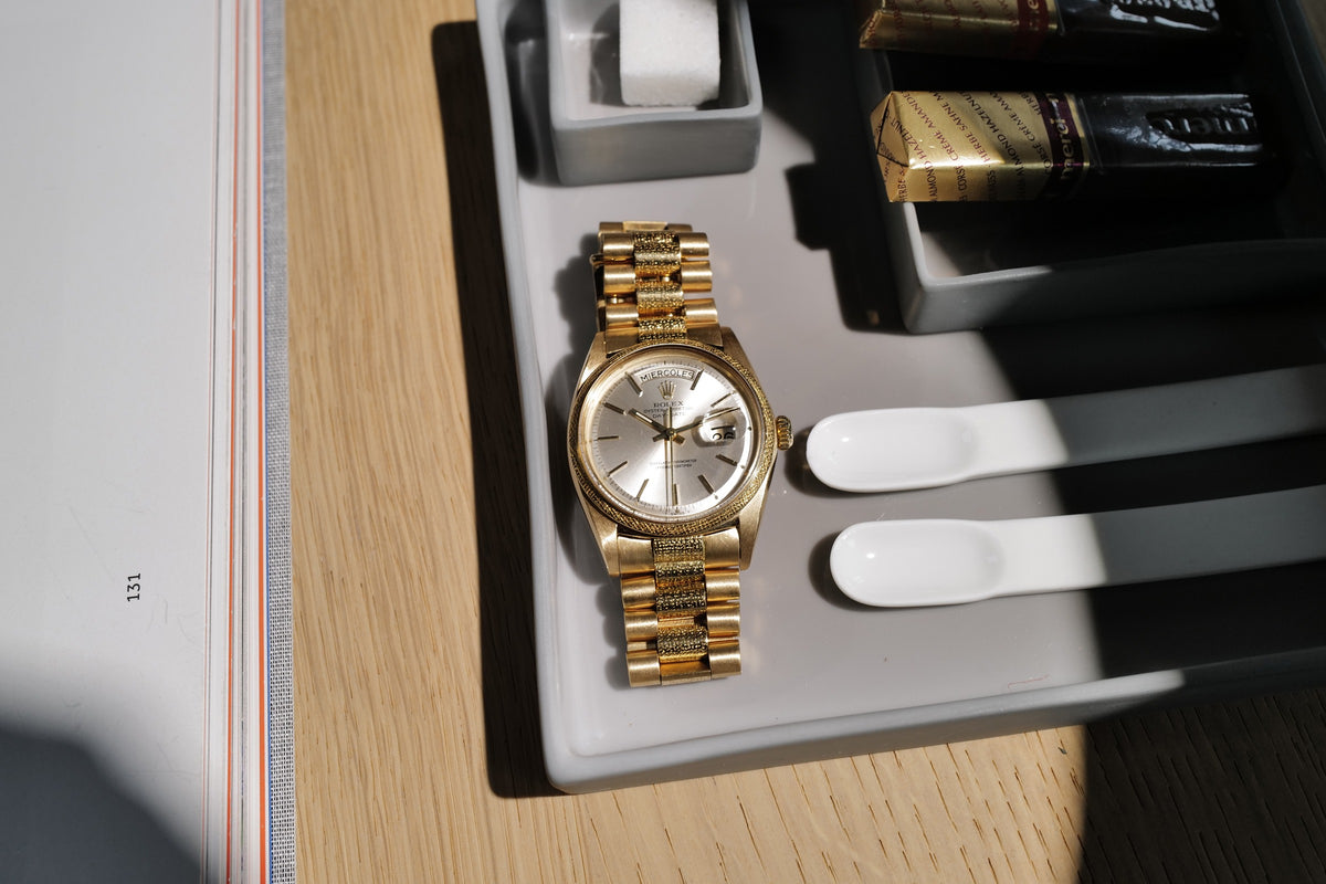 Extremely Rare Rolex Day-Date Ref. 1811 | Moiré Finish