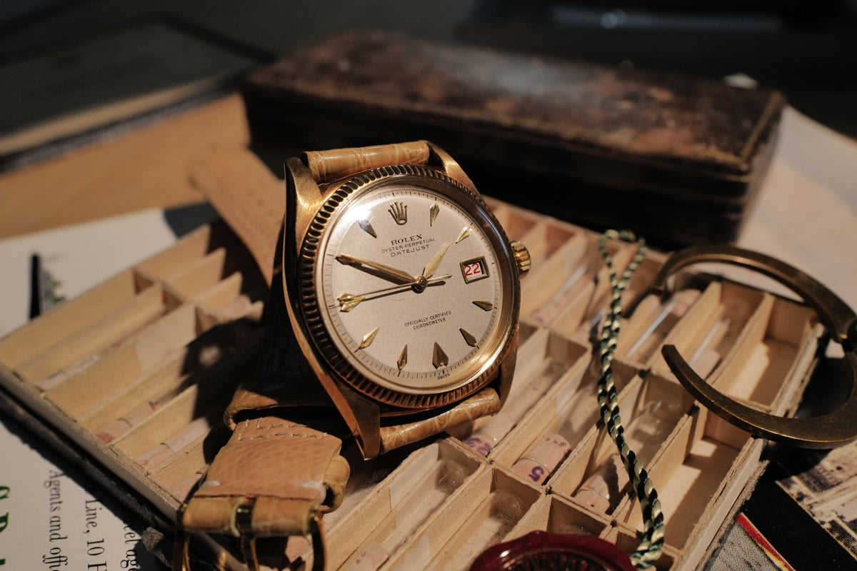Rolex Datejust 6305 “Ovettone” — Possibly Unique Grey-Beige Dial
