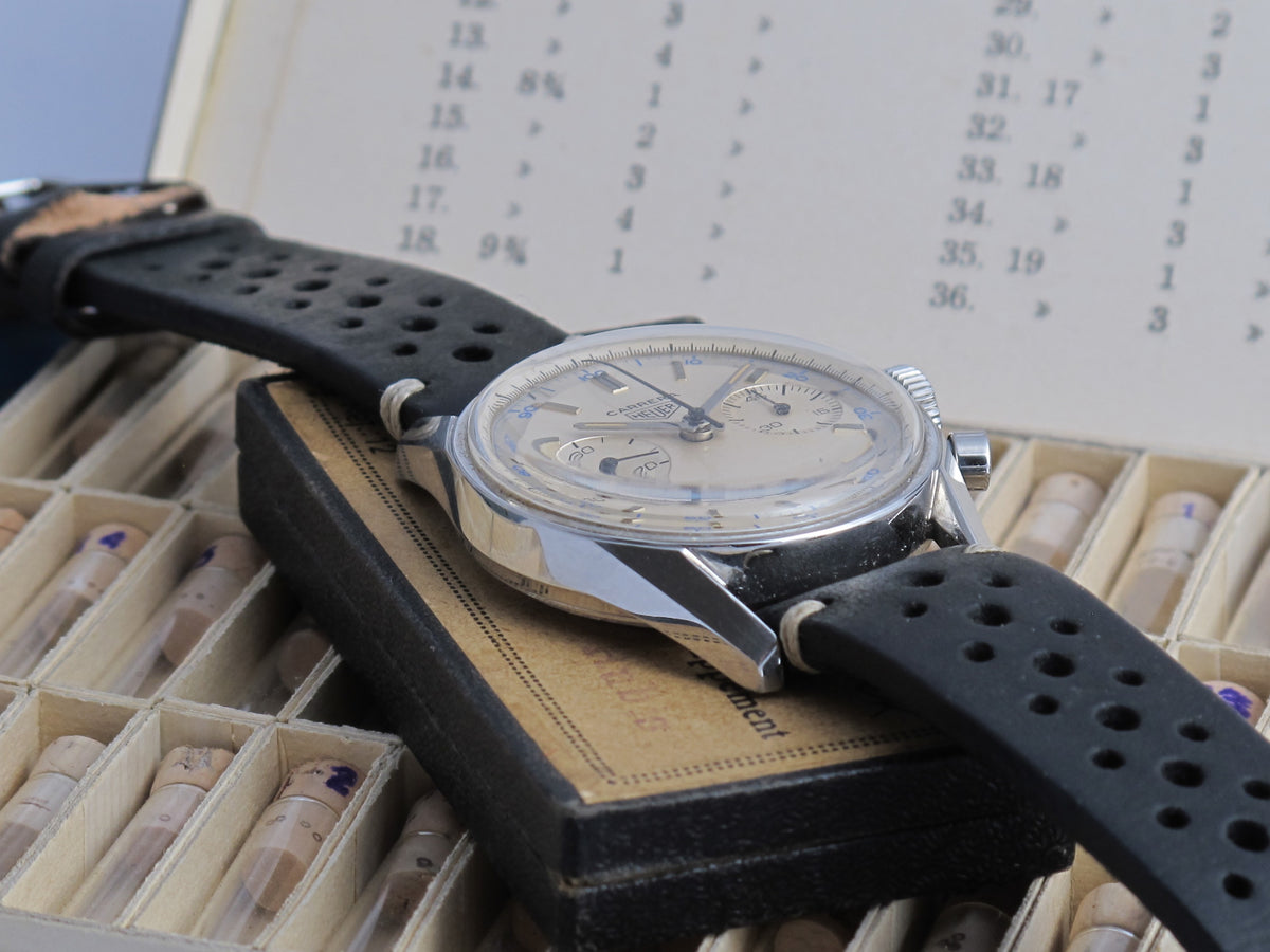 Heuer Carrera 3647D — Early “SWISS” Dial & Polygonal Caseback