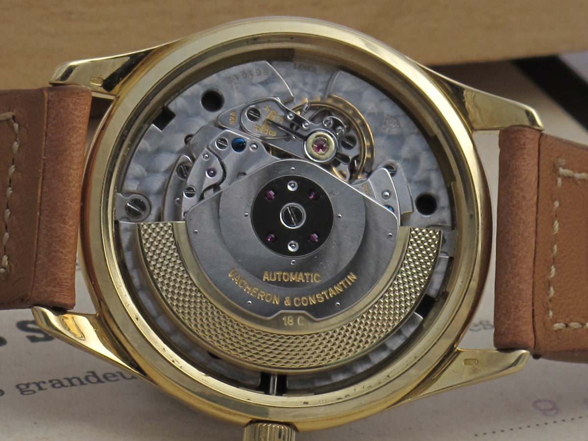 Vacheron Constantin with rare black dial ref.6441 - Spillman case