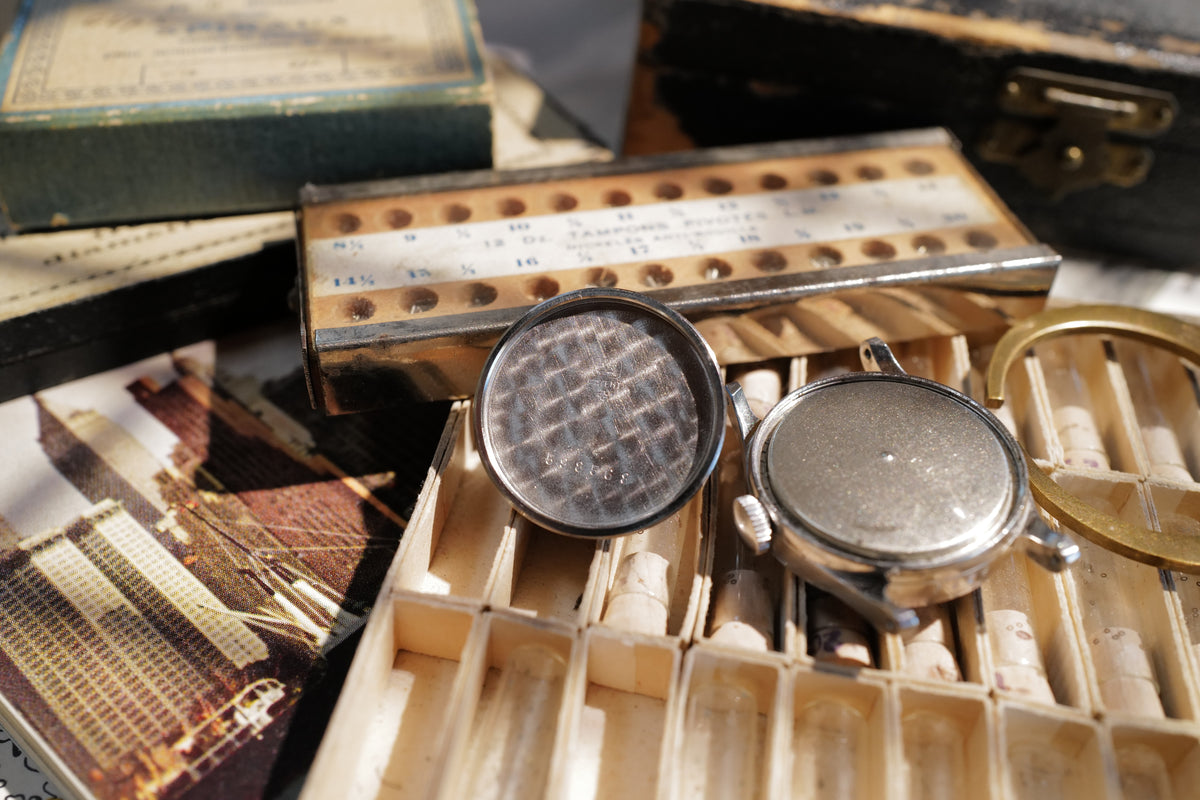 Recta – Stainless Steel FB Borgel Waterproof Case, circa 1940