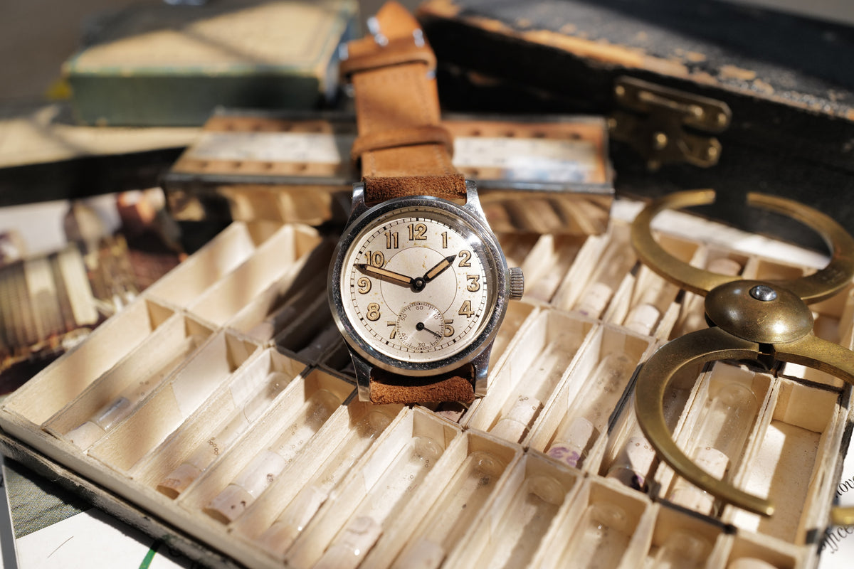 Recta – Stainless Steel FB Borgel Waterproof Case, circa 1940