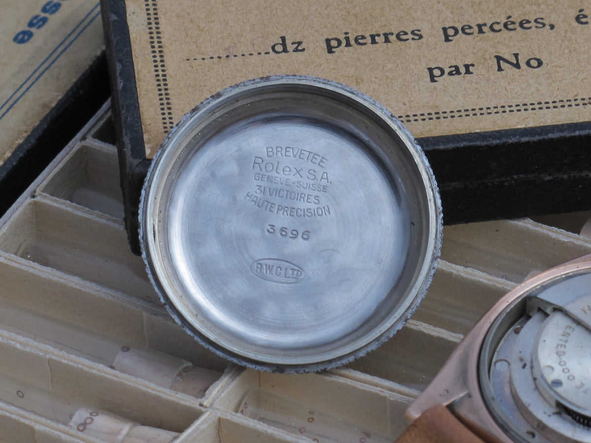 Rolex Oyster Perpetual Bubbleback Ref. 3696 – Rare Majestic Dial – 1938